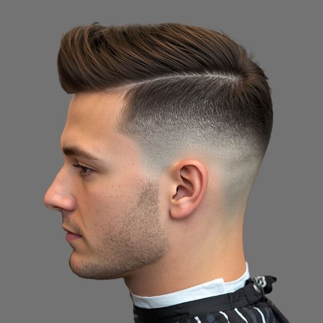 Brushed-Back Waves Low Taper
