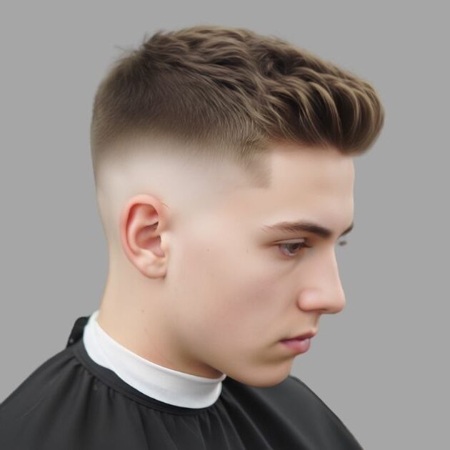 Burst Fade Low Taper Fade Short Hair
