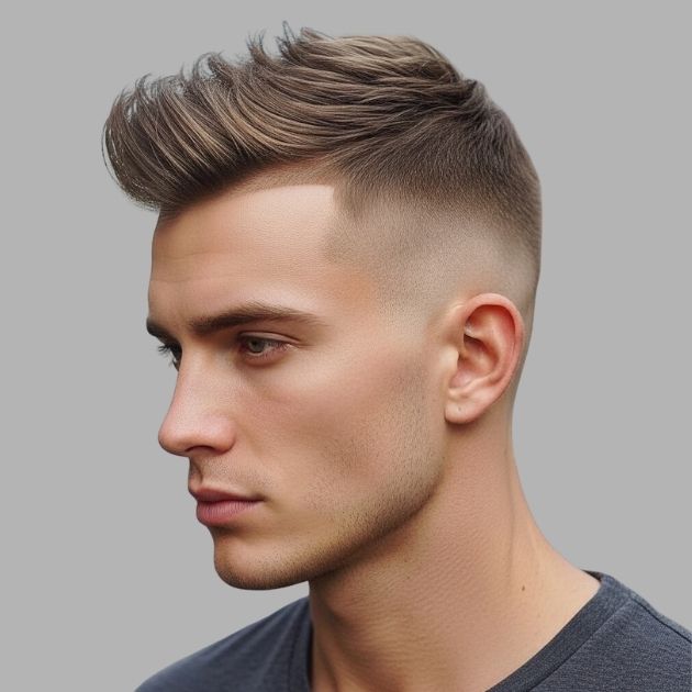 Buzz Cut Mohawk Fade