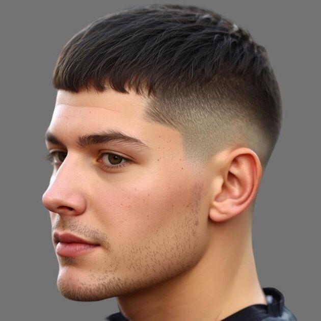 Cropped Wavy Crop with Low Taper