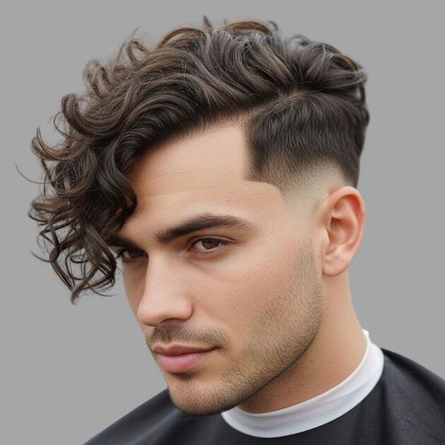 Curly Flow Low Taper Fade