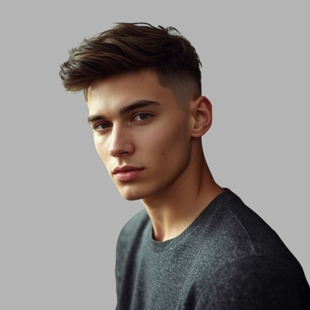 French Crop Top Low Fade