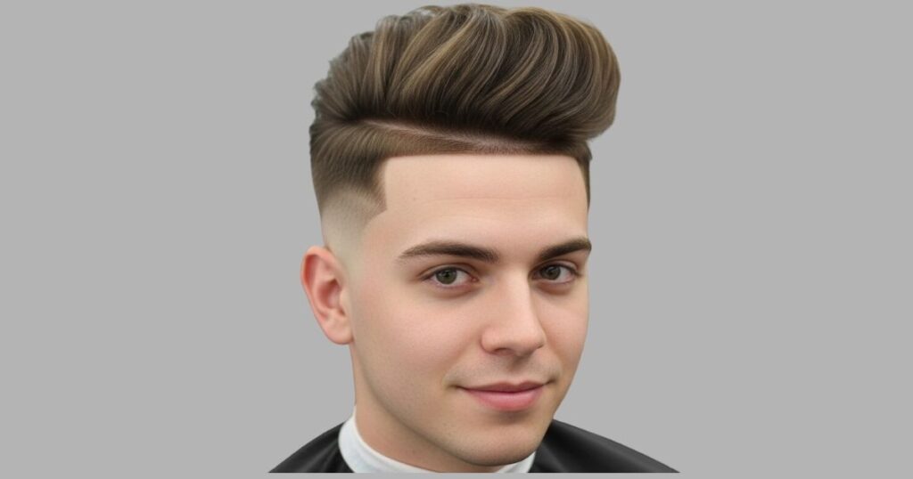 Low Taper Fade Blowout Haircut