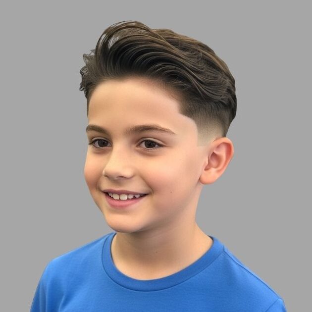 Low Taper Fade Boys Short Hair