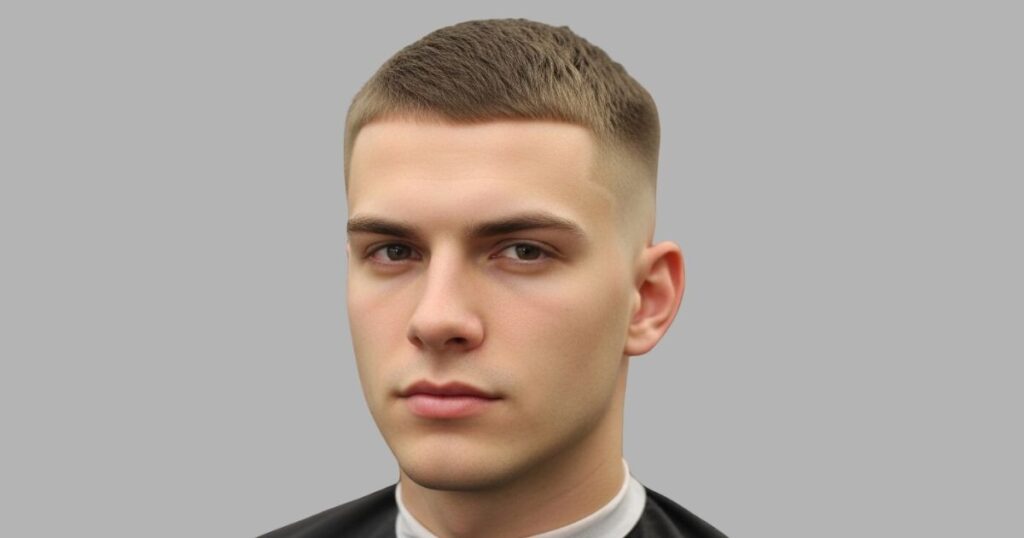 Low Taper Fade Buzz Cut