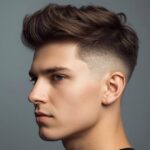 Low Taper Fade Fluffy Hair