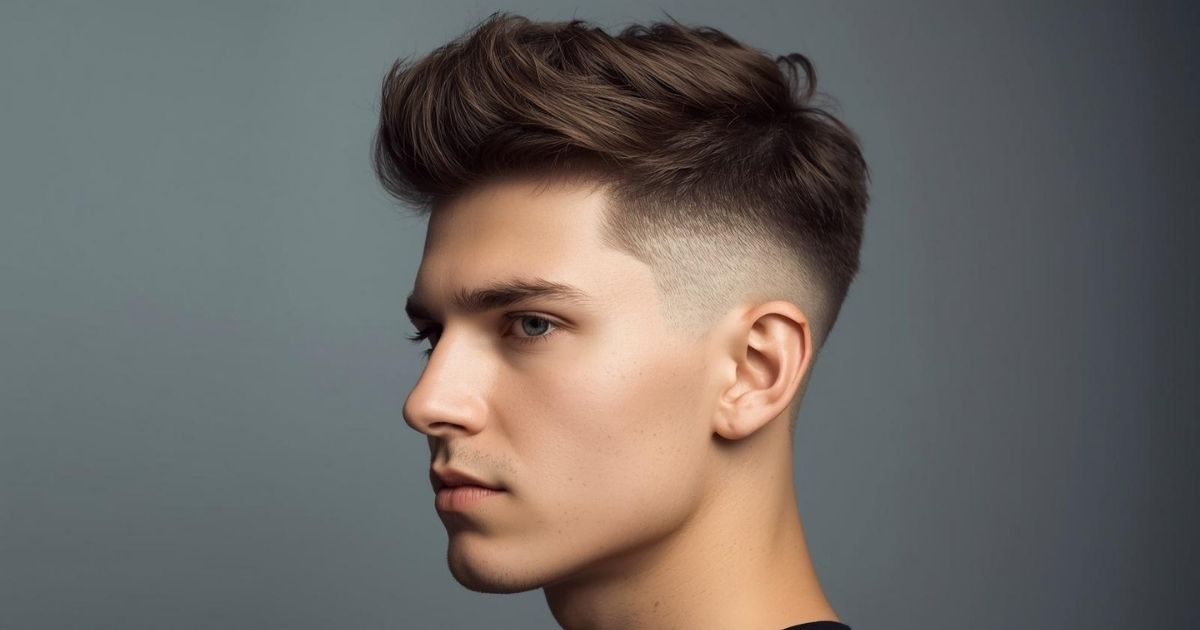 Low Taper Fade Fluffy Hair