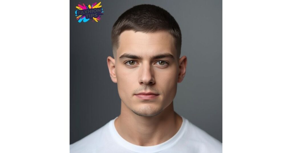 Low Taper Fade Middle Part 