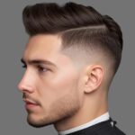 Low Taper Fade Wavy Hair