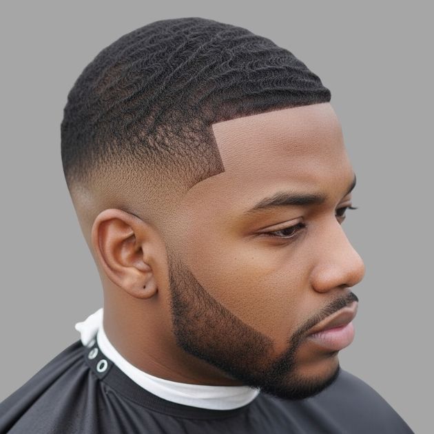 Low Taper Fade with Buzz Cut