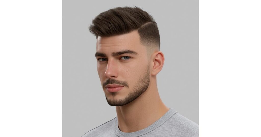 Low Taper Fluffy Edgar: Mexican Forward Fringe + Cloud Crown