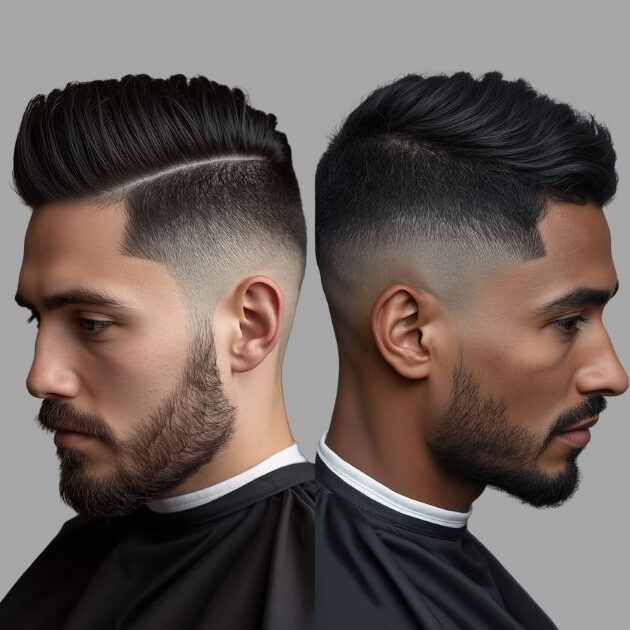 Mid Fade vs Low Fade Black Hair