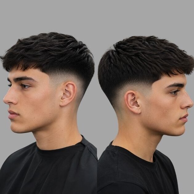 Mid Fade vs Low Fade Straight Hair