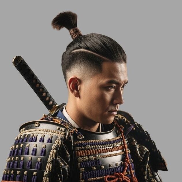 Top Knot Samurai Low Taper Fade