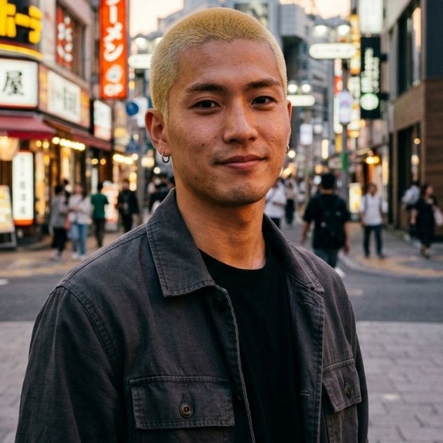 Blonde Buzz Cut