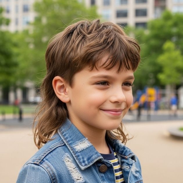 Boys Mullet Haircut