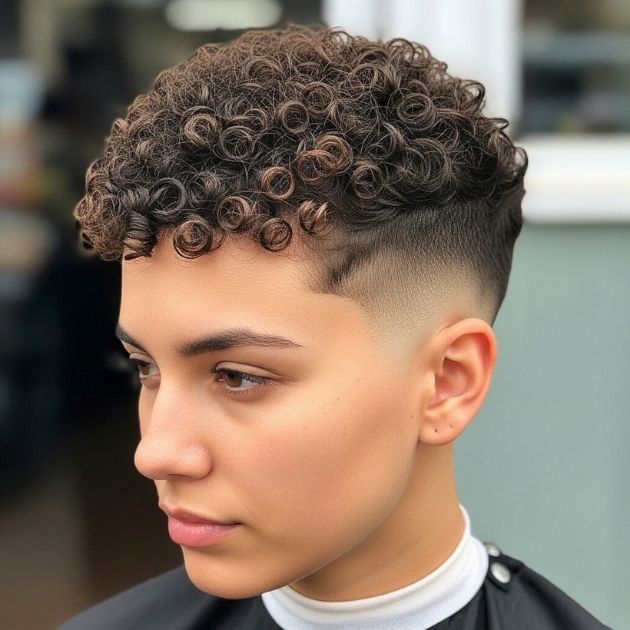 Buzz Cut Curly Hair