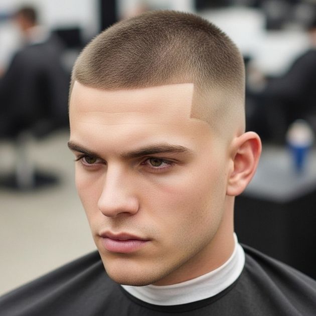 Buzz Cut Mid Fade