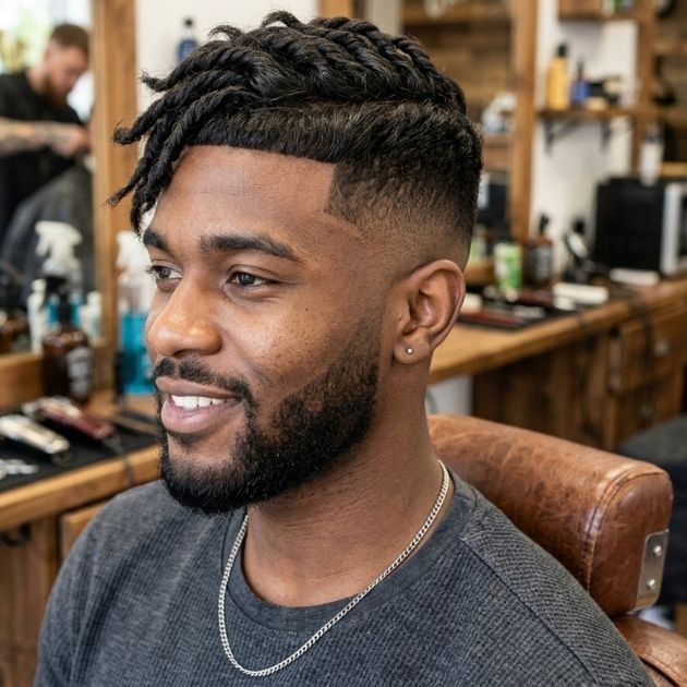 Caesar with Side-Swept Twist