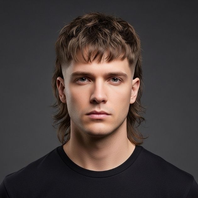 Choppy Two Block Mullet