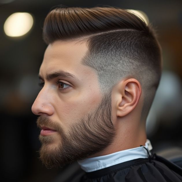 Clean Undercut Low Fade Haircut
