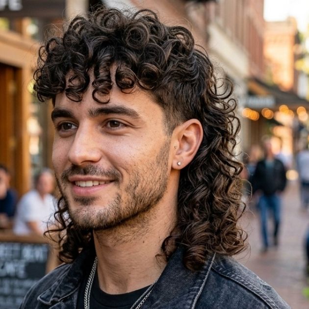 Curly Mullet