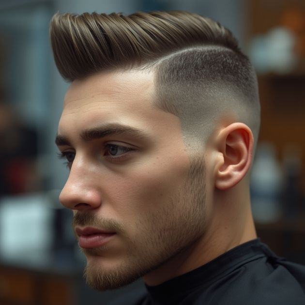Edgy High Fade Undercut