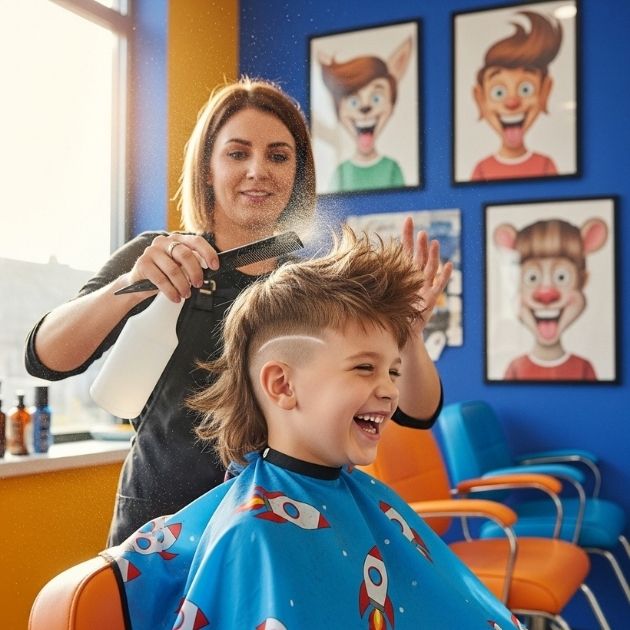 Fun Mullet Haircut Kids