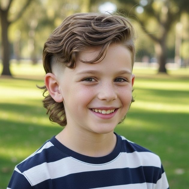 Kids Mullet Fade