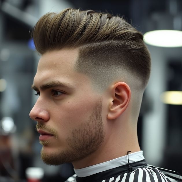 Long Quiff Fade