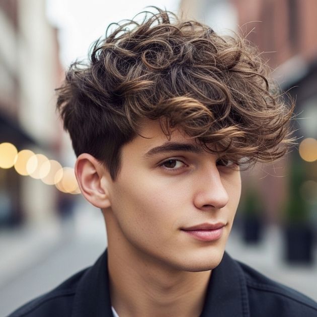 Messy Textured Perm