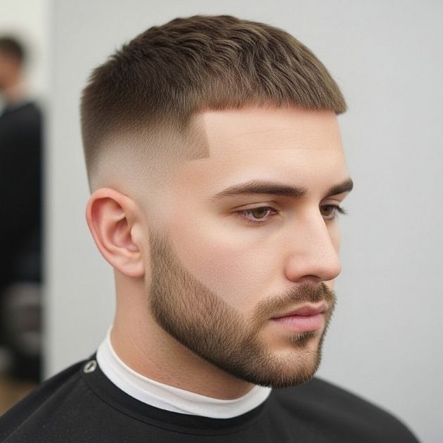Low Taper Fade + Buzz Cut