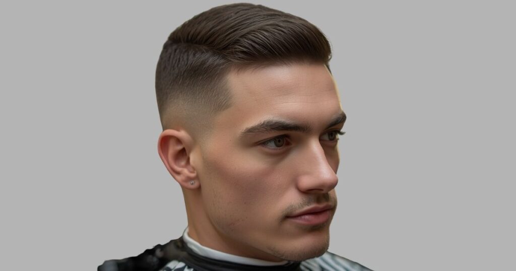Low Taper Fade Straight Hair