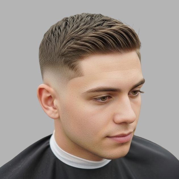 Low Taper Fade Waves Haircut