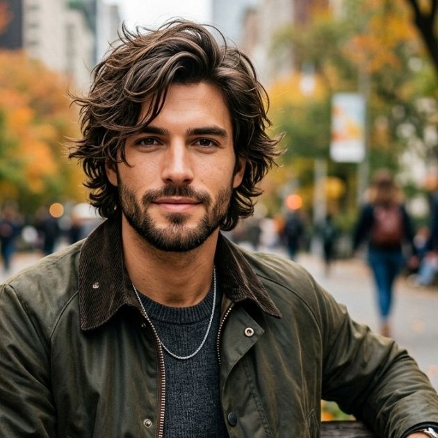 Medium Shaggy Hairstyle