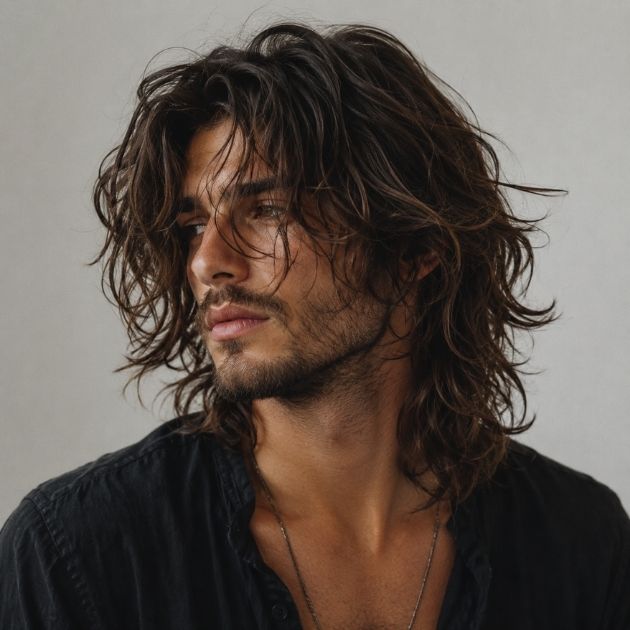 Messy Long Hair