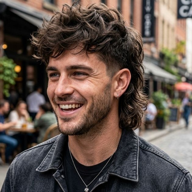 Messy Mullet with Texture