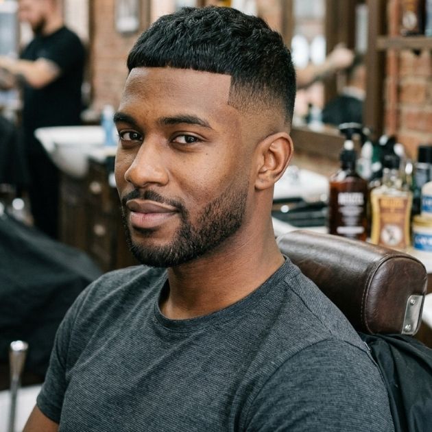 Mid Fade Caesar