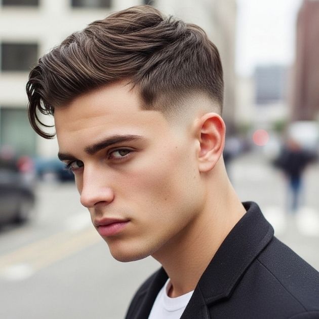 Middle Part with Fade