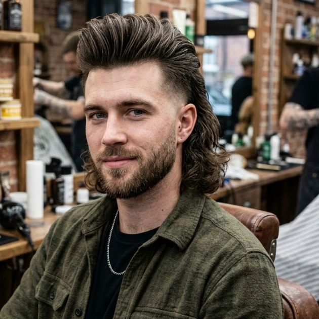 Mullet Pompadour