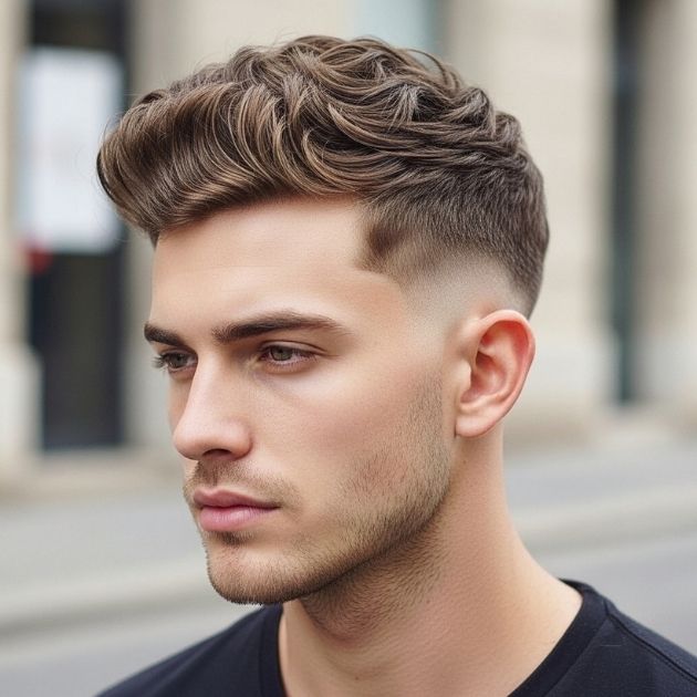 Perm + Skin Fade Combo