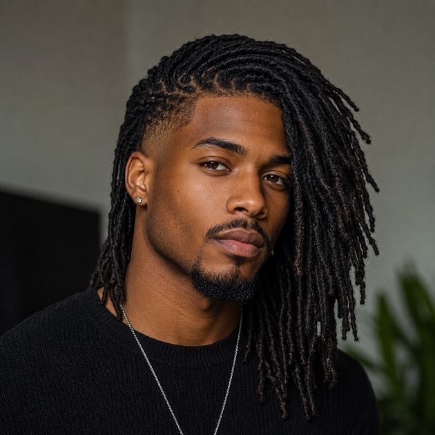 Side Swept Locs