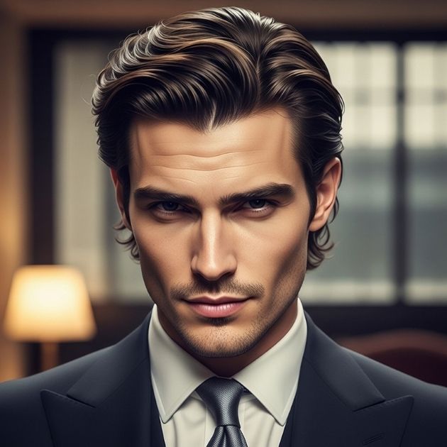 Stylish Classic Middle Part