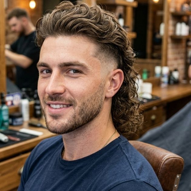 Temp Fade Mullet