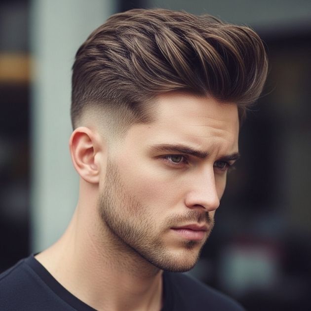 Textured Middle Part with Undercut