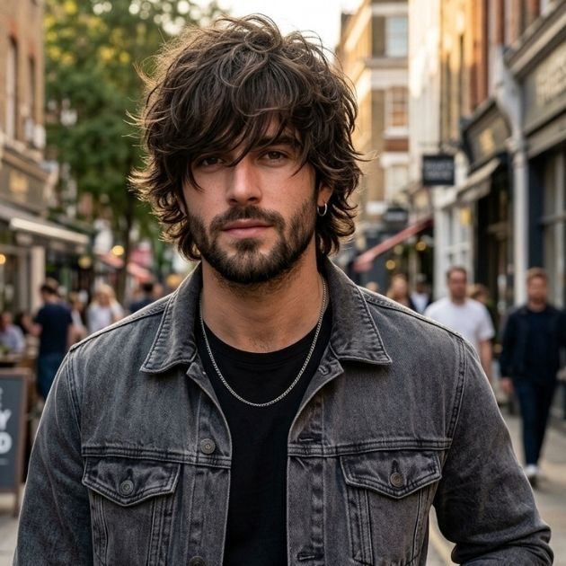 Thick Shag with Long Fringe