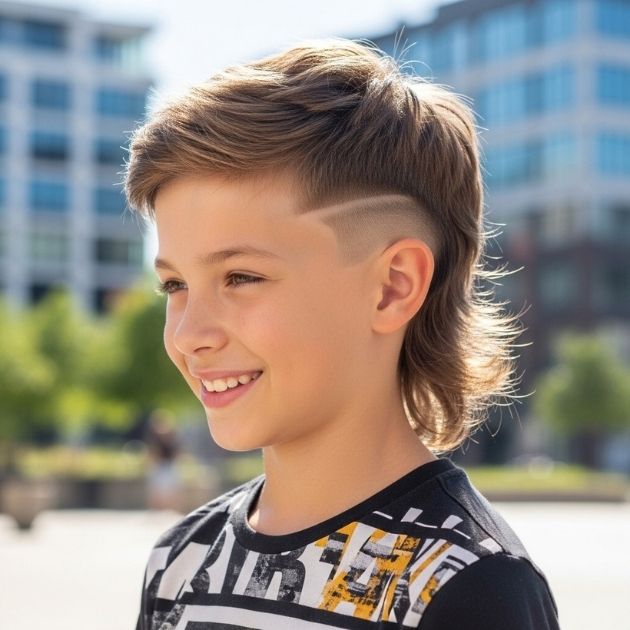 Trendy Kids Mullet
