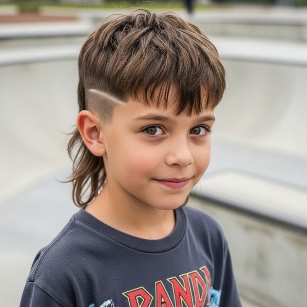 Undercut Mullet Kids