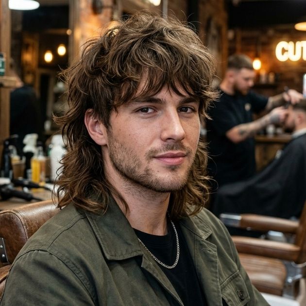 Wolf Cut Mullet