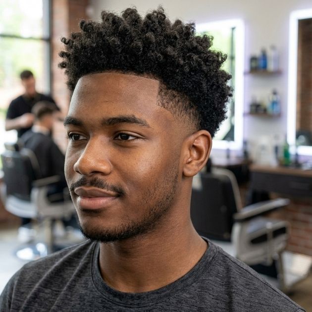 Broccoli Cut with Low Taper Fade